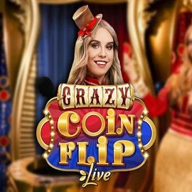 Crazy Coin Flip by Evolution, showcased at gratowin.cc – game logo