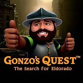 Logo of Gonzo's Quest from NetEnt at Gratowin Casino