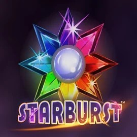 Starburst logo – Slots by NetEnt at Gratowin Casino